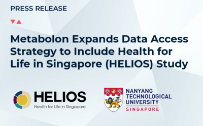 Metabolon Expands Data Access Strategy to Include Health for Life in Singapore (HELIOS) Study