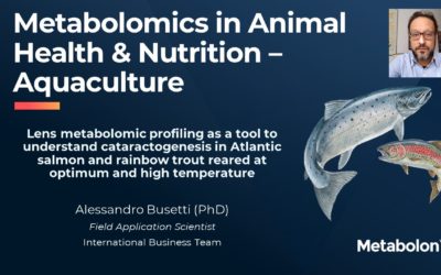 Metabolomics in Animal Health & Nutrition – Aquaculture