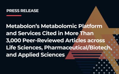 Metabolon’s Metabolomic Platform and Services Cited in More Than 3,000 Peer-Reviewed Articles across Life Sciences, Pharmaceutical/Biotech, and Applied Sciences