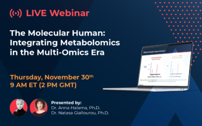 Live Webinar: The Molecular Human—Integrating Metabolomics in the Multi-Omics Era