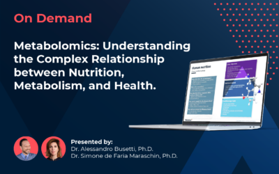 On Demand: Metabolomics—Understanding the Complex Relationship between Nutrition, Metabolism, and Health