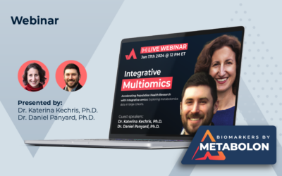 On Demand: Accelerating Population Health Research with Integrative-omics: Exploring Metabolomics Data in Large Cohorts