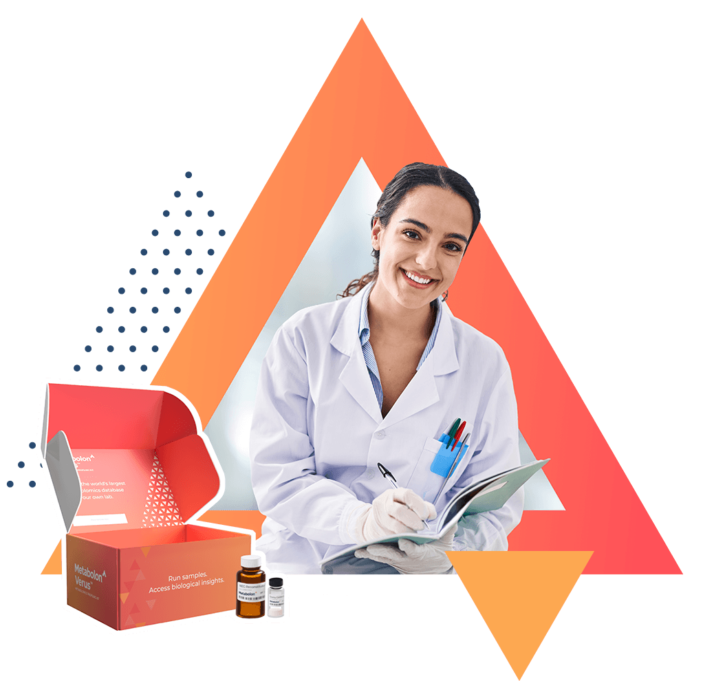 scientist and Metabolon triangle