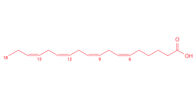Stearidonic Acid molecular diagram