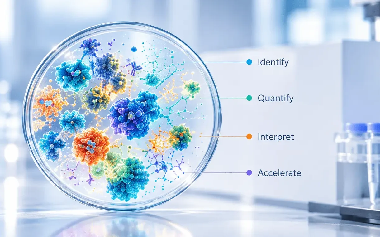 Multiomics petri dish diagram